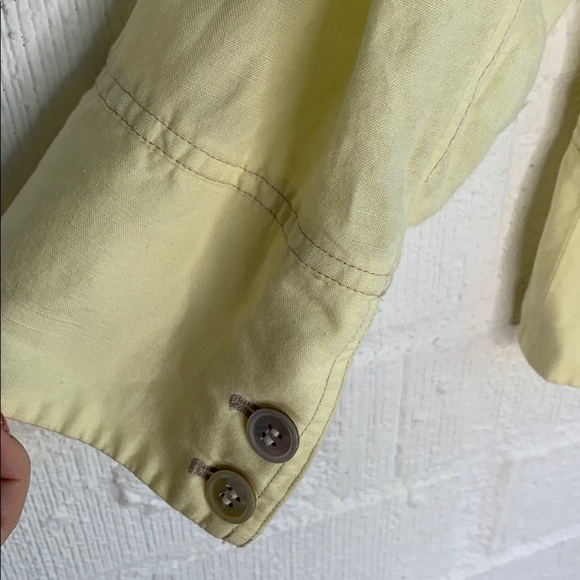 Sigrid Olson Linen Button Up Lightweight Jacket sz 10 - Picture 6 of 8